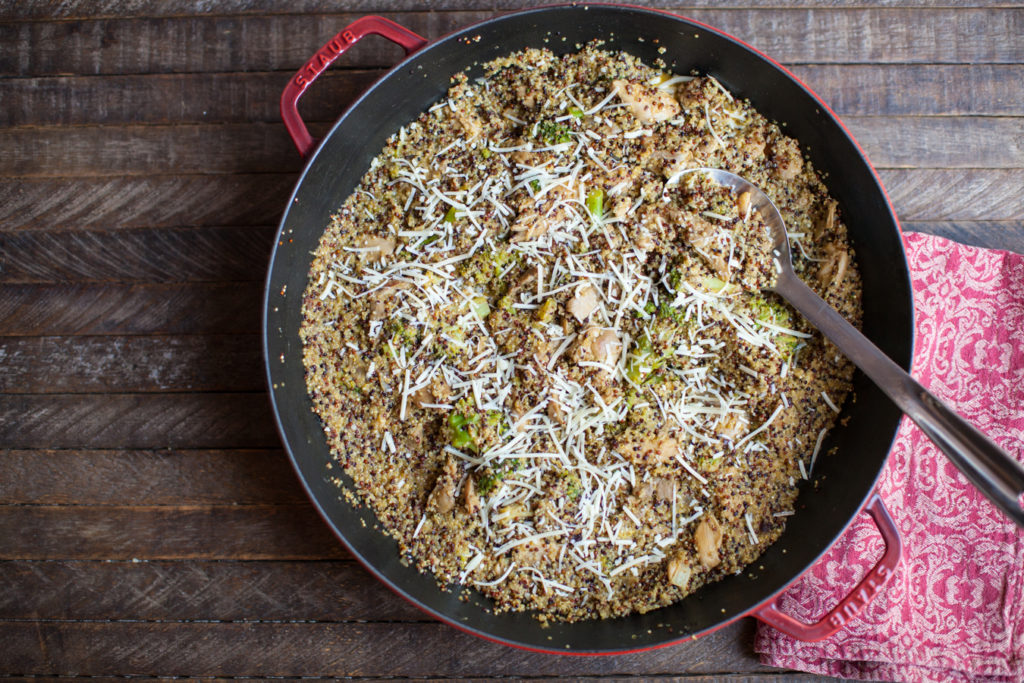 Chicken and Broccoli Quinoa Risotto