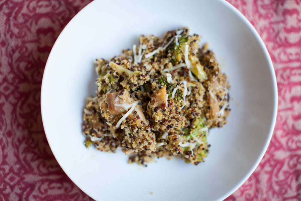 Chicken and Broccoli Quinoa Risotto