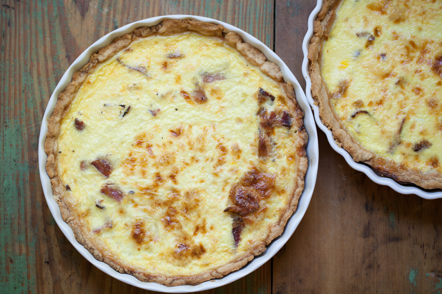 Quiche with Gruyere and Bacon