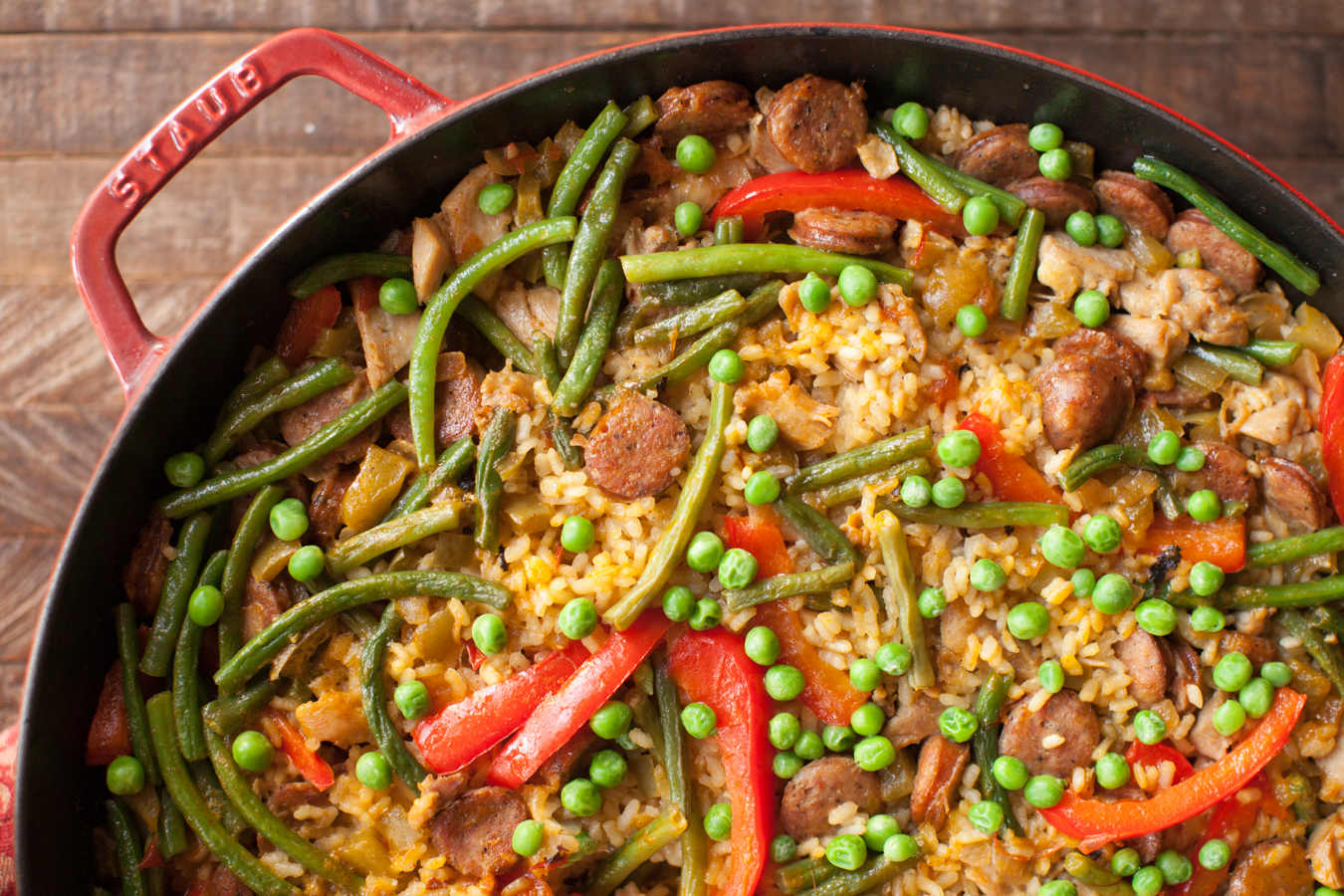 Chicken and Andouille Sausage Paella